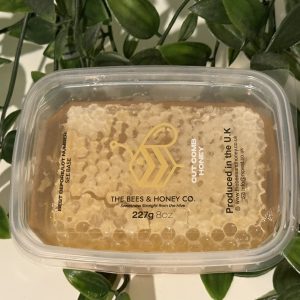 8oz cut comb Honey container
