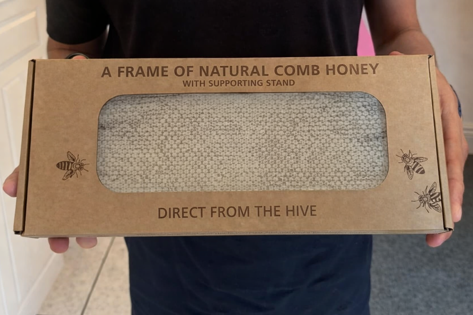 Frame of honey